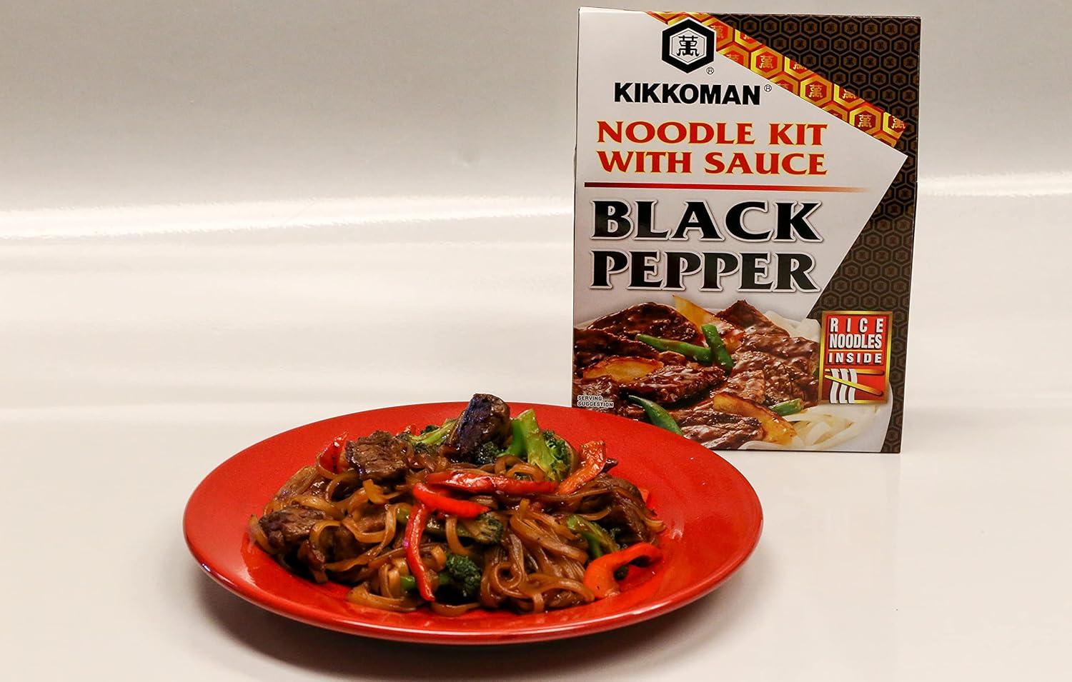 image:imageKikkoman GlutenFree Teriyaki Sesame Noodle Kit With Sauce 48 Oz Pack Of 6Black Pepper