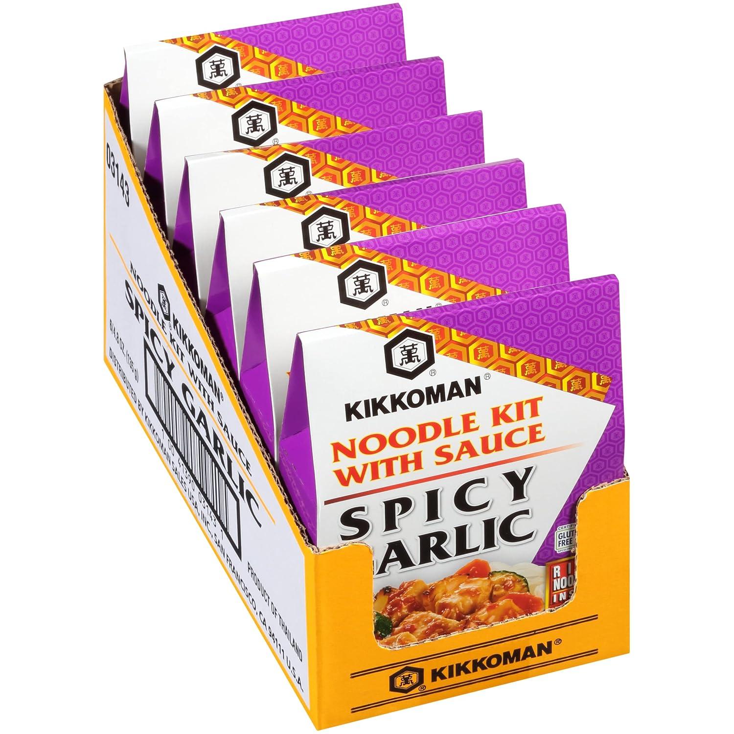 image:imageKikkoman GlutenFree Teriyaki Sesame Noodle Kit With Sauce 48 Oz Pack Of 6Spicy Garlic