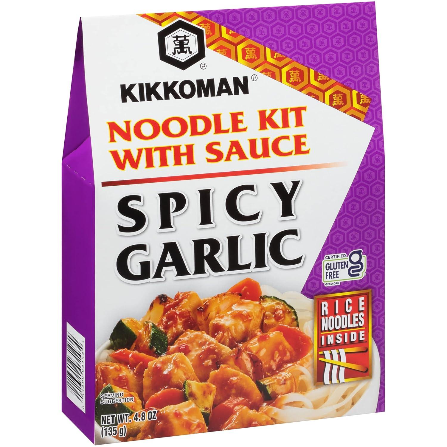 image:imageKikkoman GlutenFree Teriyaki Sesame Noodle Kit With Sauce 48 Oz Pack Of 6Spicy Garlic