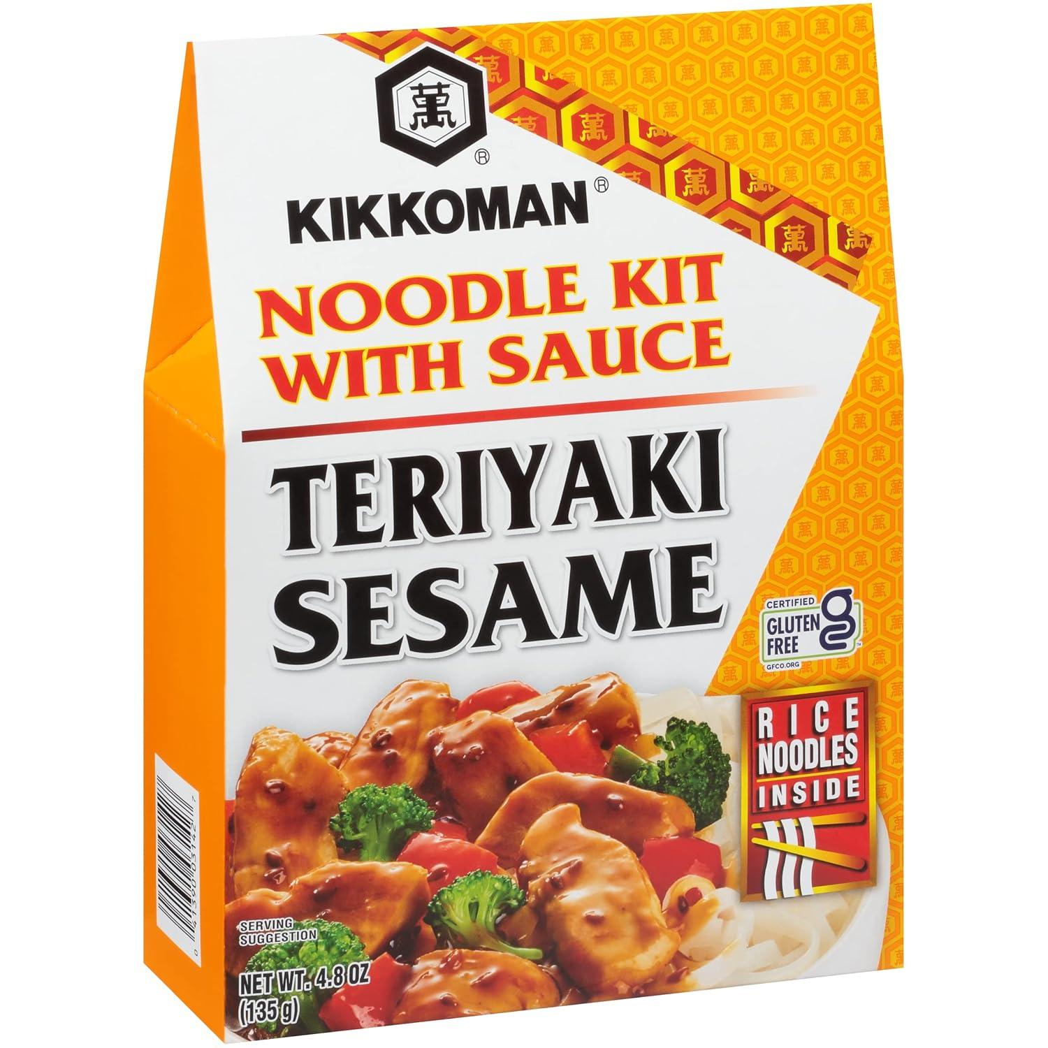 image:imageKikkoman GlutenFree Teriyaki Sesame Noodle Kit With Sauce 48 Oz Pack Of 6Teriyaki Seasame