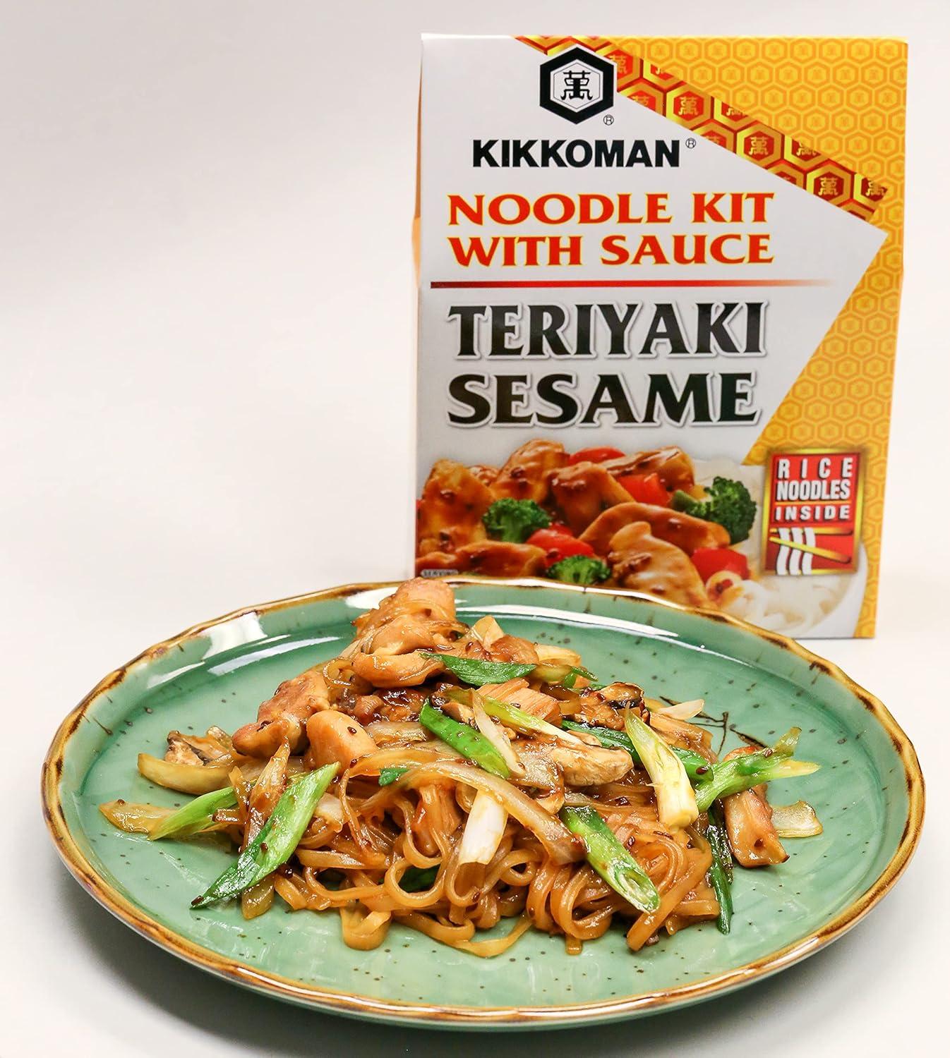 image:imageKikkoman GlutenFree Teriyaki Sesame Noodle Kit With Sauce 48 Oz Pack Of 6Teriyaki Seasame