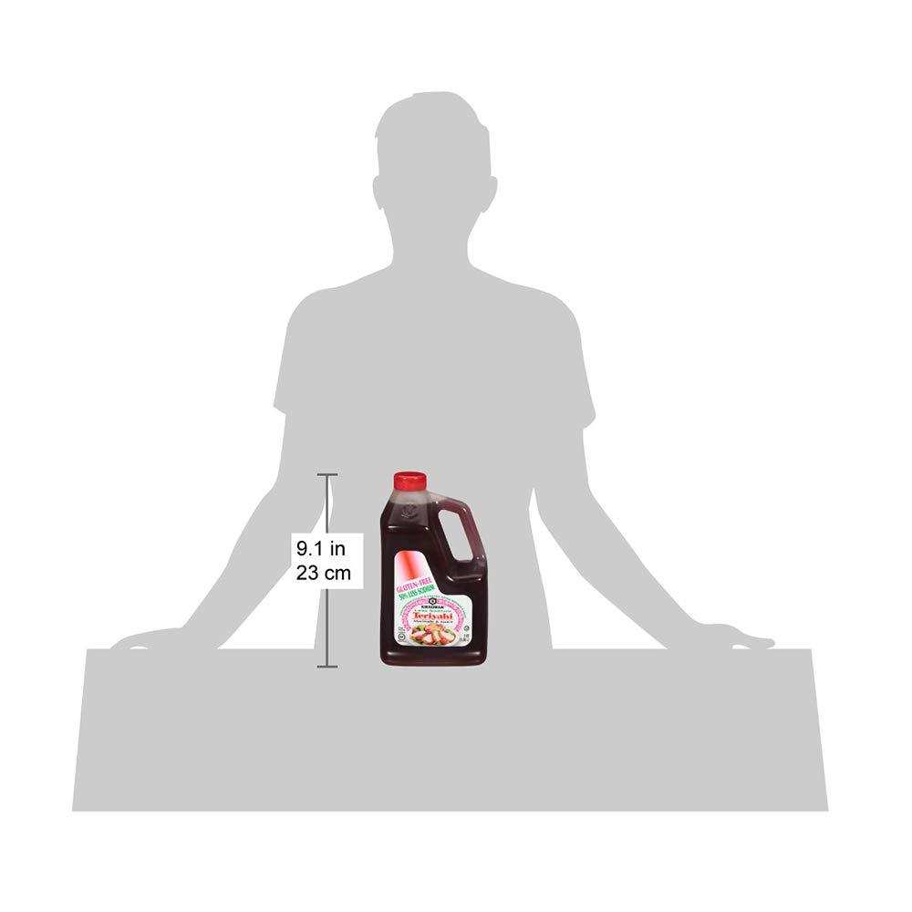image:imageKikkoman Less Sodium GlutenFree Gourmet Teriyaki Marinade and Sauce 05 Gallon