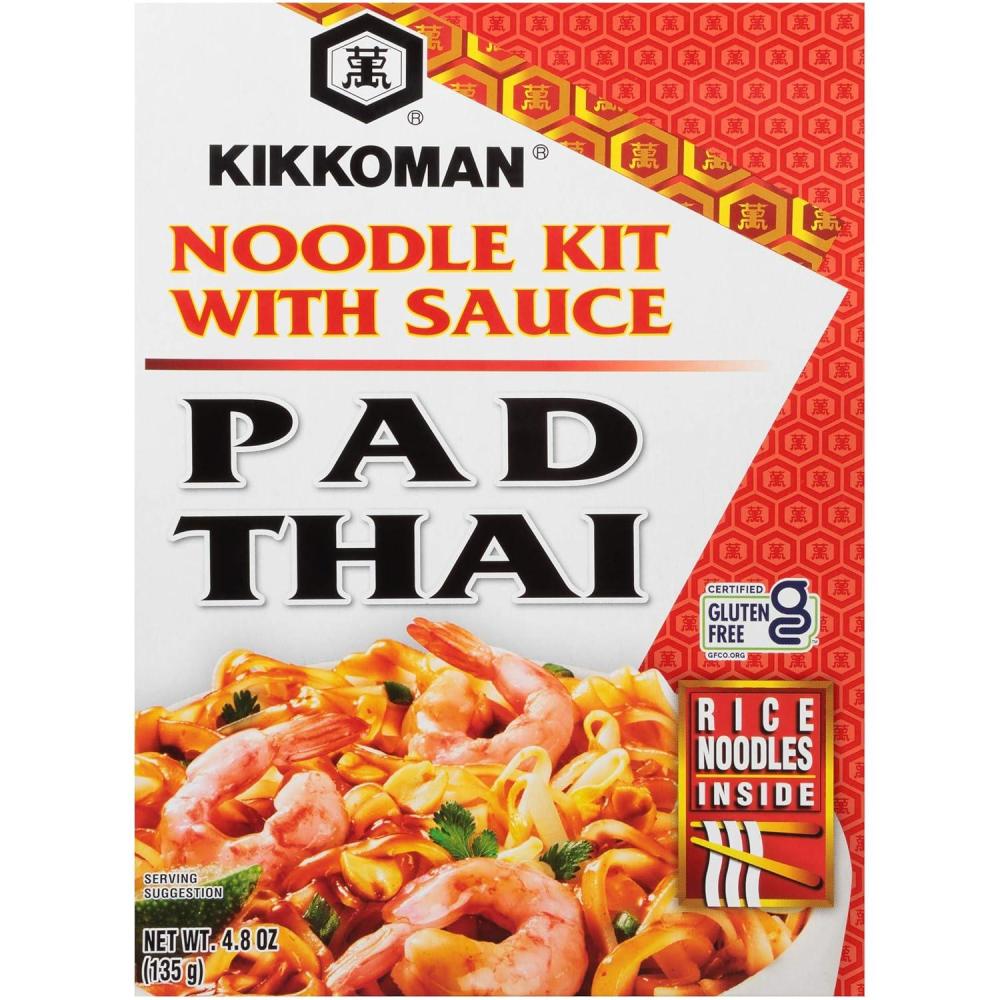 image:imageKikkoman GlutenFree Teriyaki Sesame Noodle Kit With Sauce 48 Oz Pack Of 6Pad Thai