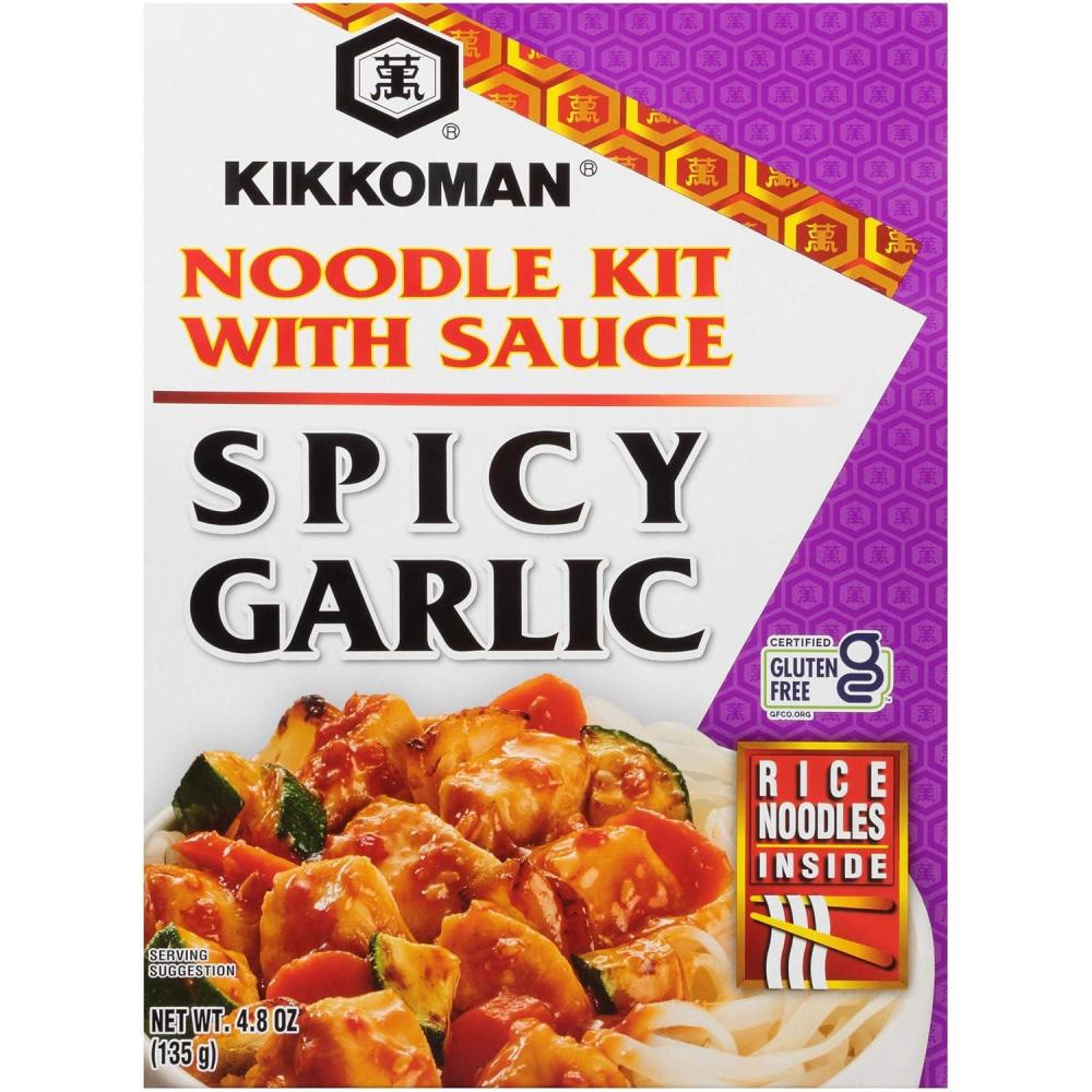 image:imageKikkoman GlutenFree Teriyaki Sesame Noodle Kit With Sauce 48 Oz Pack Of 6Spicy Garlic