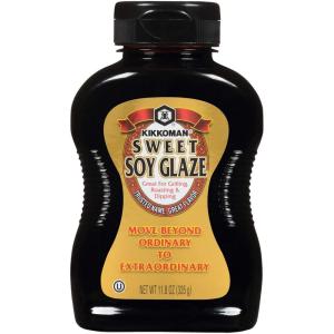 Kikkoman – Sweet Soy Glaze Great for Grilling, Roasting & Dipping – Low Sodium & No Fat – Kosher certified, Gluten-Free & All-Purpose Seasoning Dishes – Sealed Packed Bottle – 11.8 oz (Pack of 9)