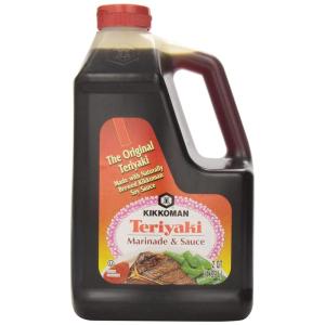 Kikkoman Marinade and Sauce, Teriyaki, 128 Ounce(Teriyaki)