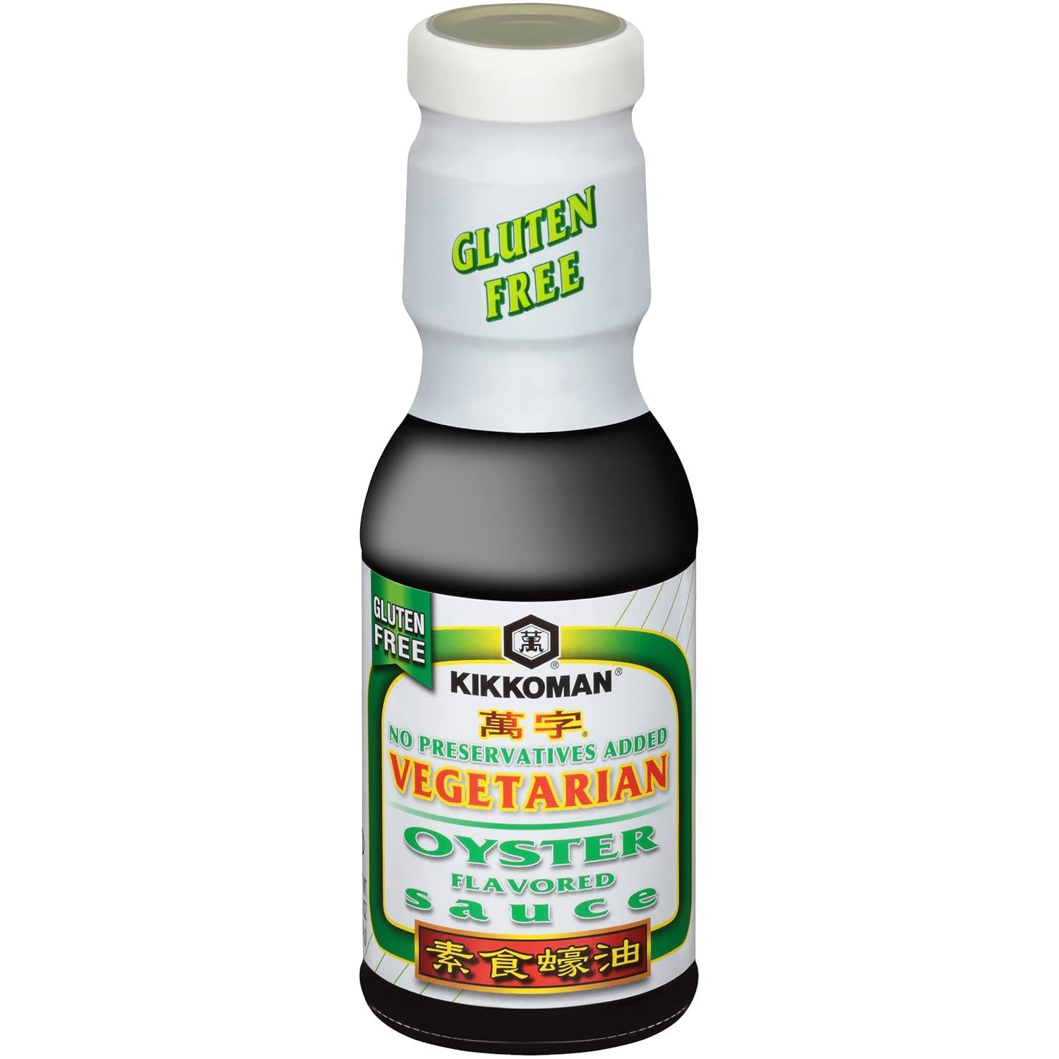 image:imageKikkoman Vegetarian Oyster Flavored Sauce Great for Rice Bowls amp Salads No Added Preservatives amp GlutenFree AllPurpose Seasoning Vegans Asian Dishes 12 Fl Oz Pack of 1