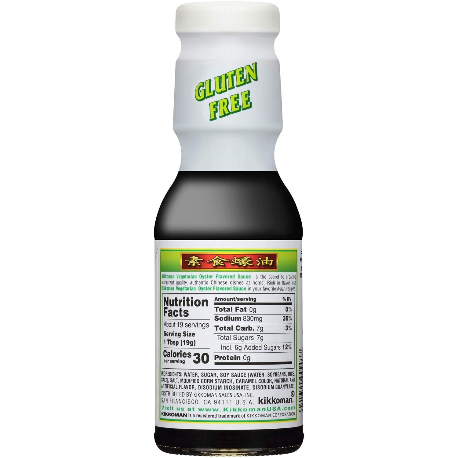image:imageKikkoman Vegetarian Oyster Flavored Sauce Great for Rice Bowls amp Salads No Added Preservatives amp GlutenFree AllPurpose Seasoning Vegans Asian Dishes 12 Fl Oz Pack of 1