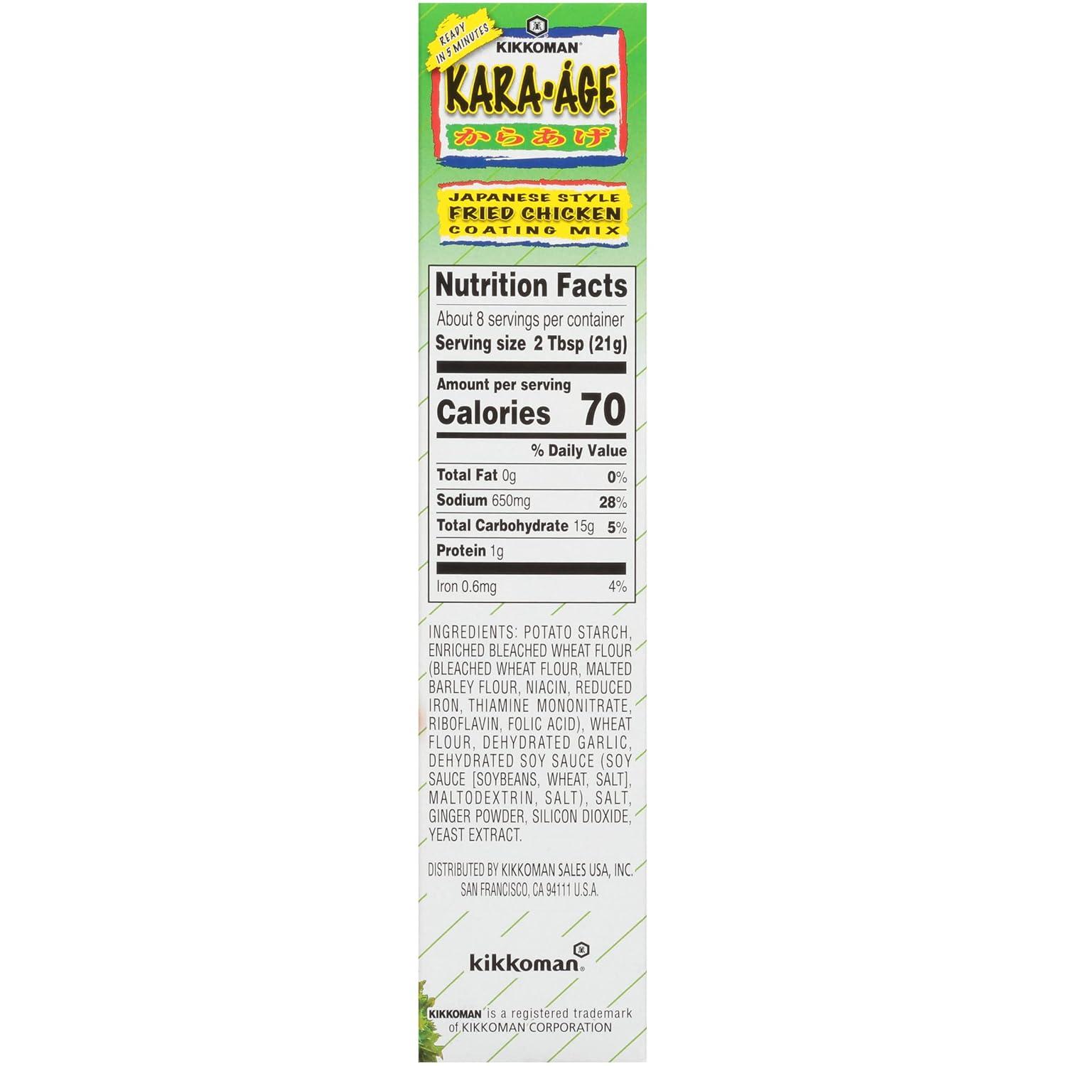 image:imageKikkoman KaraAge Fried Chicken Coating Mix 6 Oz Box 12 Pack 045 Lb Pack Of 12