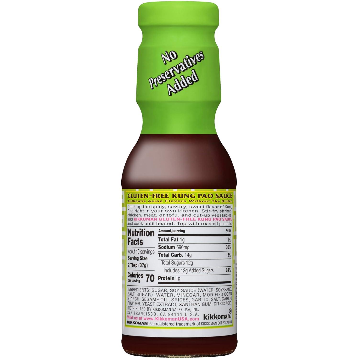 image:imageKikkoman No Preservatives Added GlutenFree Kung Pao Sauce 12 Count Pack of 12