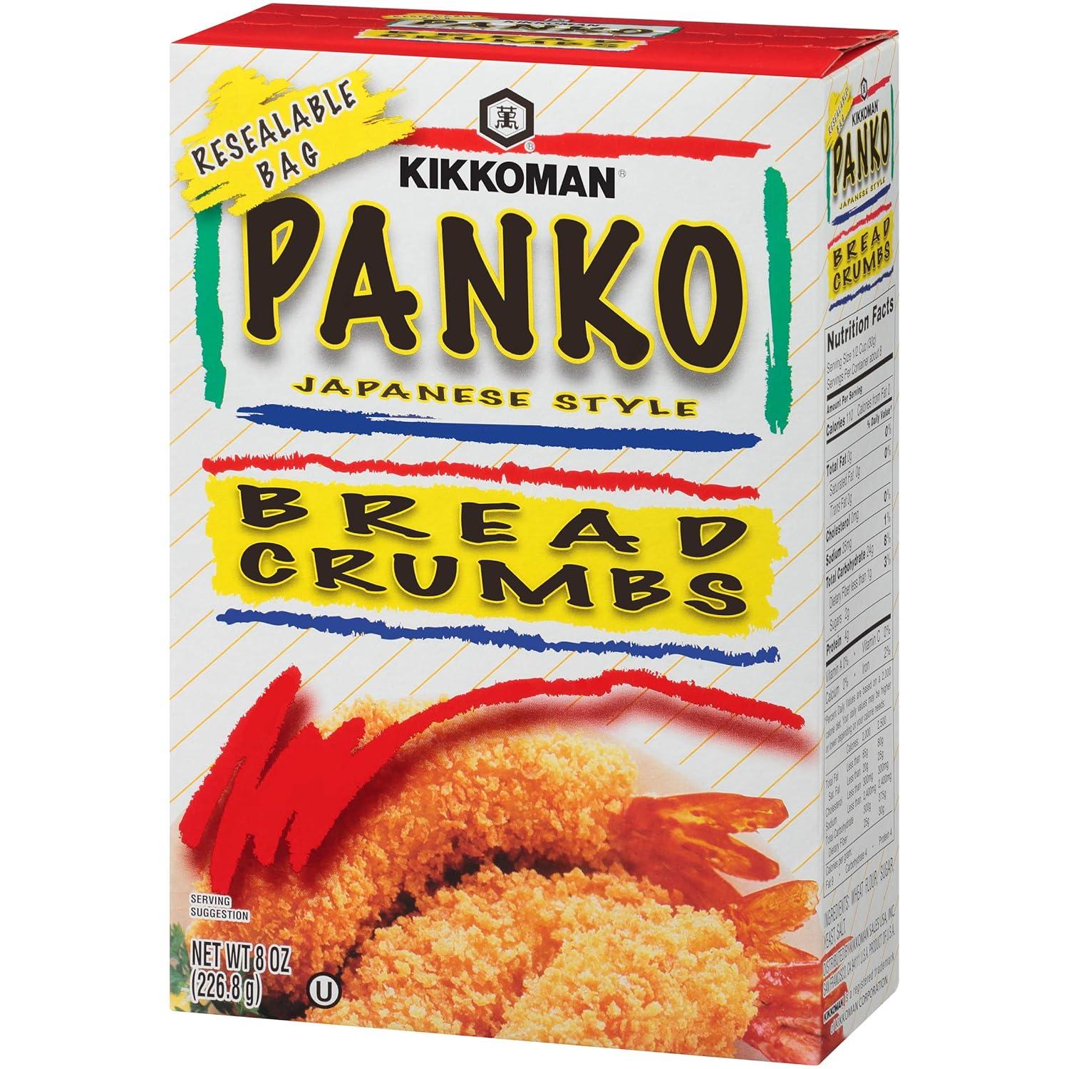image:imageKikkoman Panko Bread Crumbs 8oz Box 6 Pack060 ounces Pack of 6