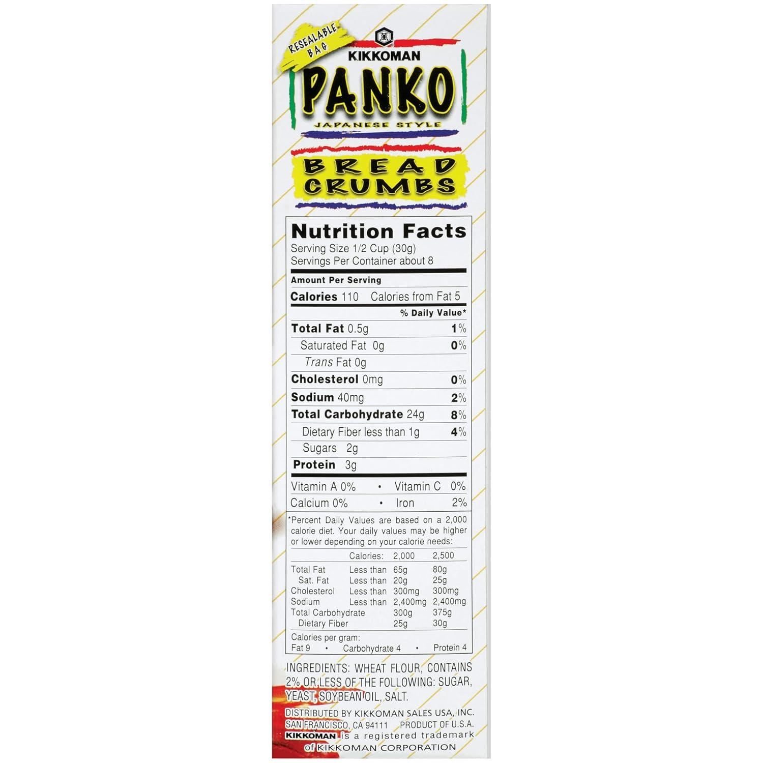 image:imageKikkoman Panko Bread Crumbs 8oz Box 6 Pack060 ounces Pack of 6