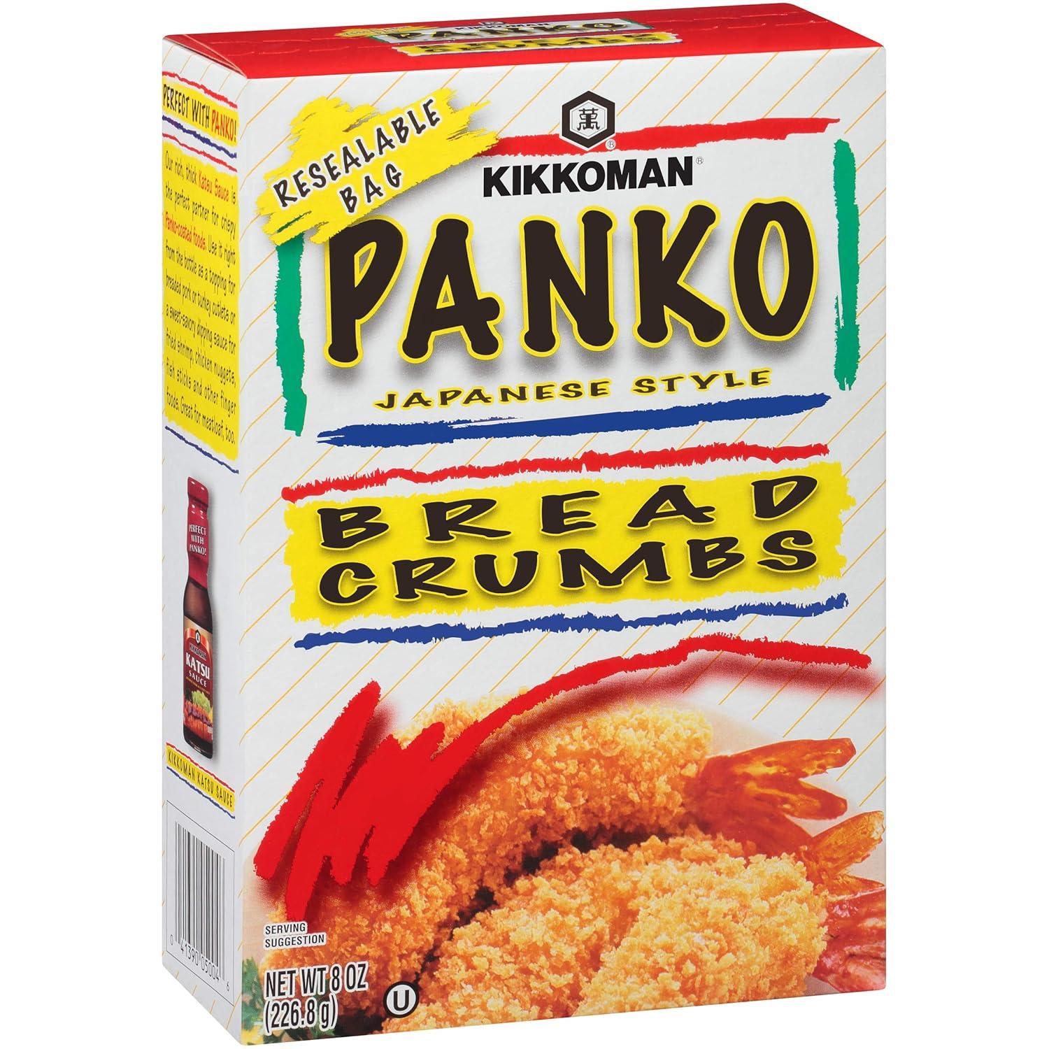 image:imageKikkoman Panko Bread Crumbs 8oz Box 6 Pack060 ounces Pack of 6