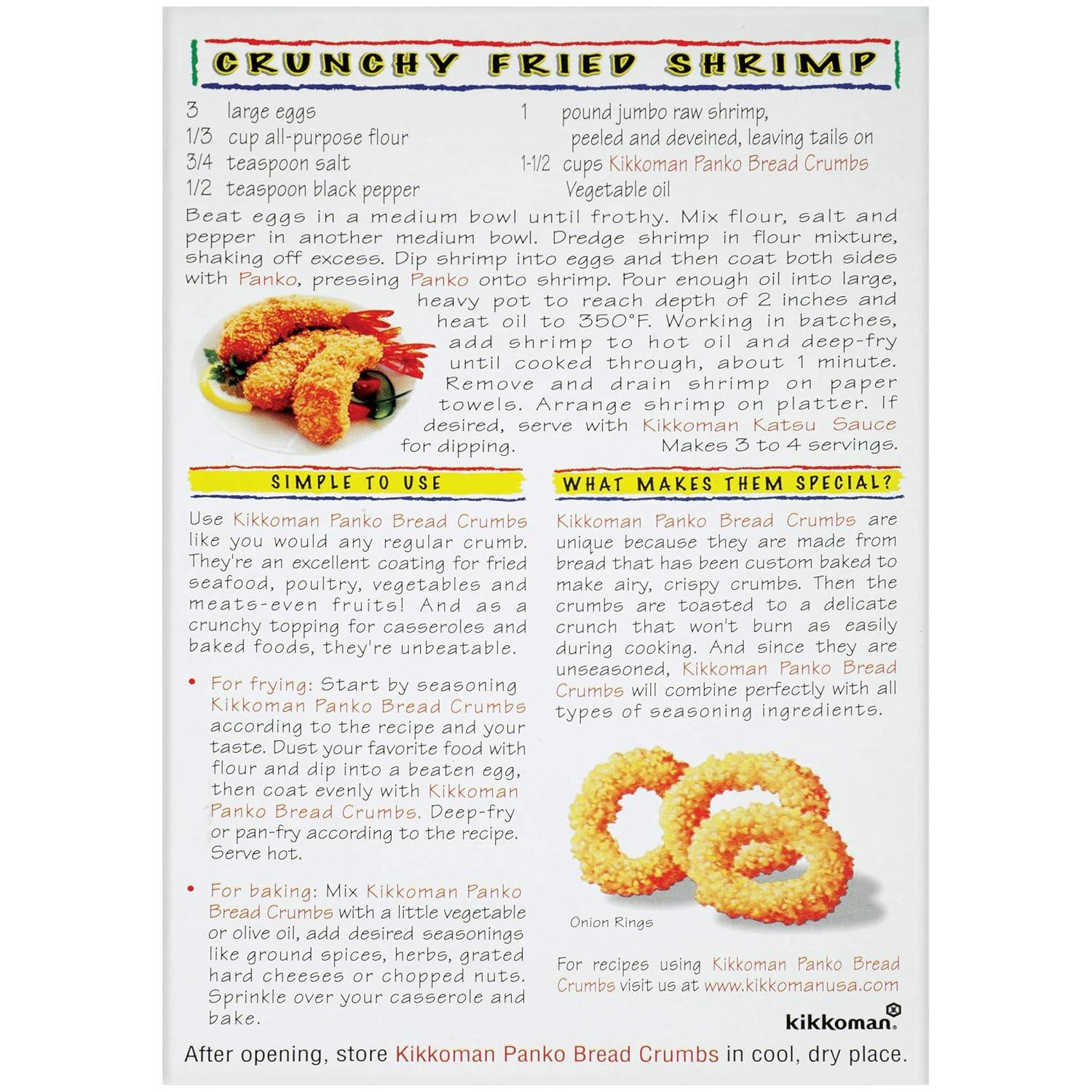 image:imageKikkoman Panko Bread Crumbs 8oz Box 6 Pack060 ounces Pack of 6