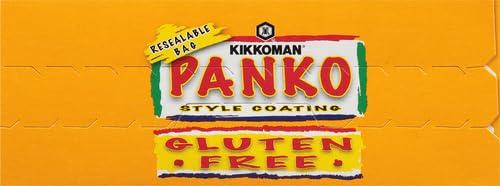 image:imageKikkoman Panko Style Coating Natural Flavor Delicate and Crisp Texture GlutenFree Breadcrumbs Ideal for Baked Dishes Meat Chicken Seafood Veggies 8 Oz Pack of 18 Ounce Pack of 2