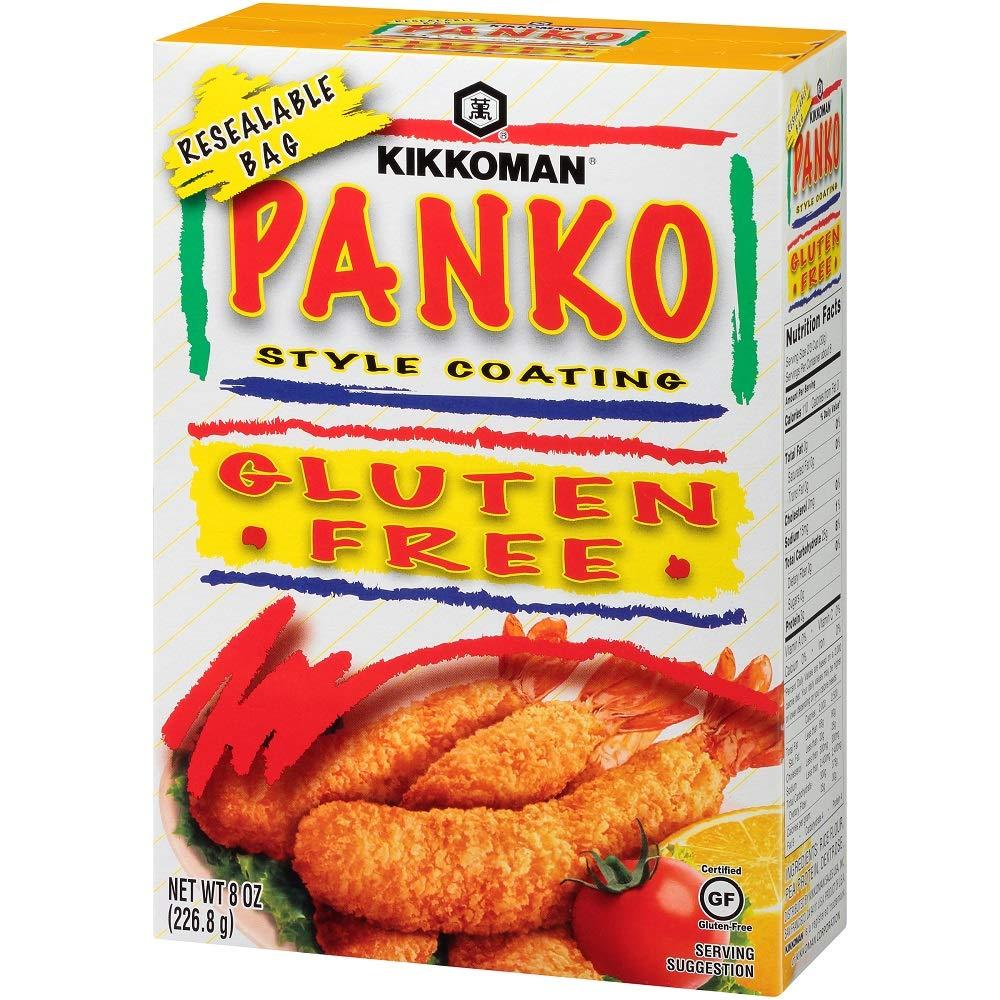 image:imageKikkoman Panko Style Coating Natural Flavor Delicate and Crisp Texture GlutenFree Breadcrumbs Ideal for Baked Dishes Meat Chicken Seafood Veggies 8 Oz Pack of 18 Ounce Pack of 4
