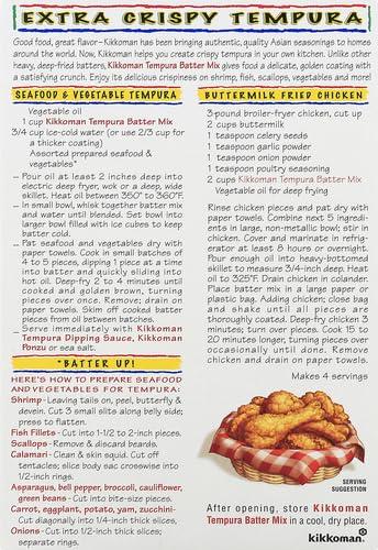 image:imageKikkoman Tempura Batter Extra Crispy 10 Oz