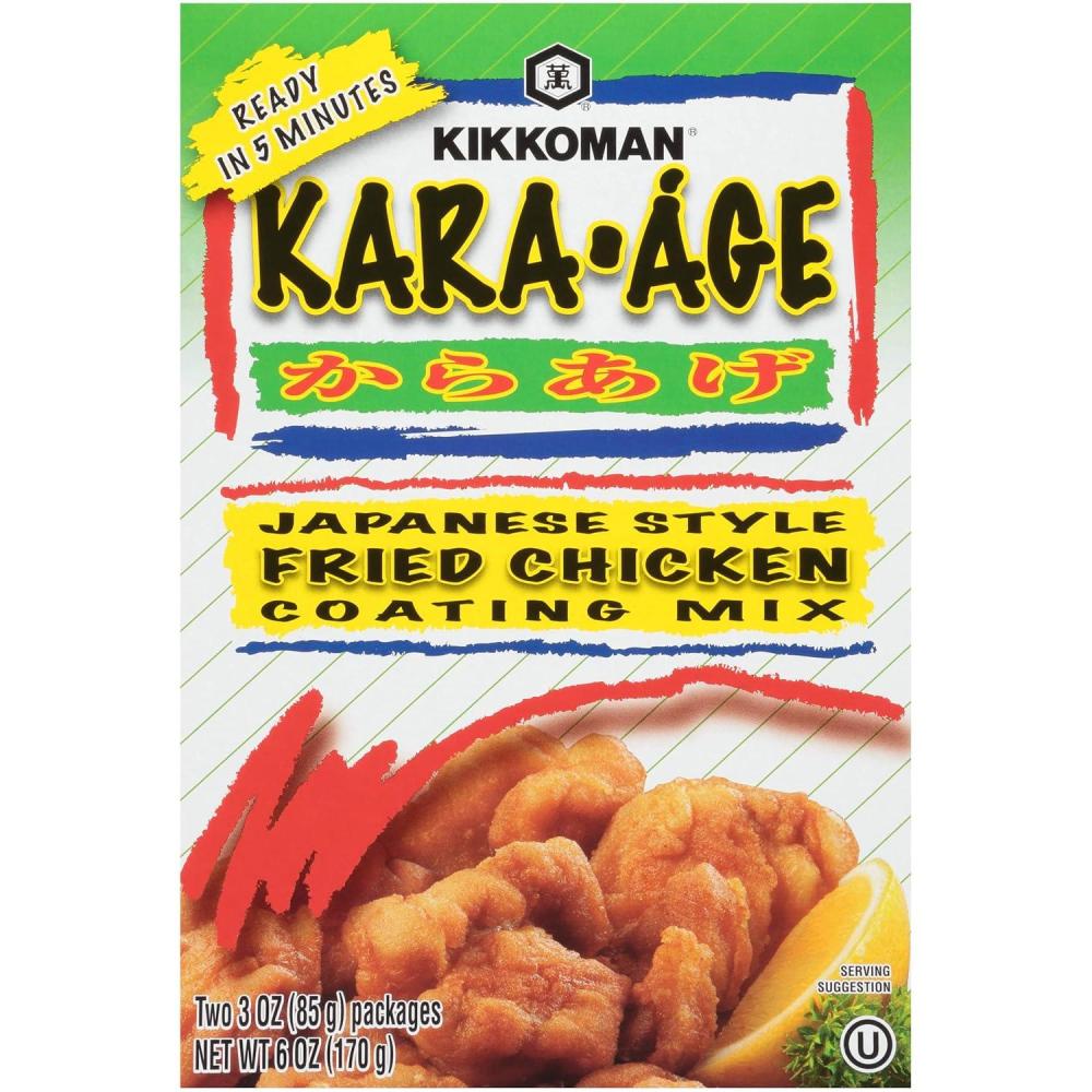 image:imageKikkoman KaraAge Fried Chicken Coating Mix 6 Oz Box 12 Pack 045 Lb Pack Of 12