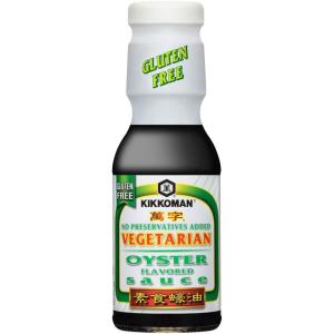 Kikkoman – Vegetarian Oyster Flavored Sauce Great for Rice Bowls & Salads – No Added Preservatives & Gluten-Free, All-Purpose Seasoning Vegans Asian Dishes – 12 Fl Oz (Pack of 1)