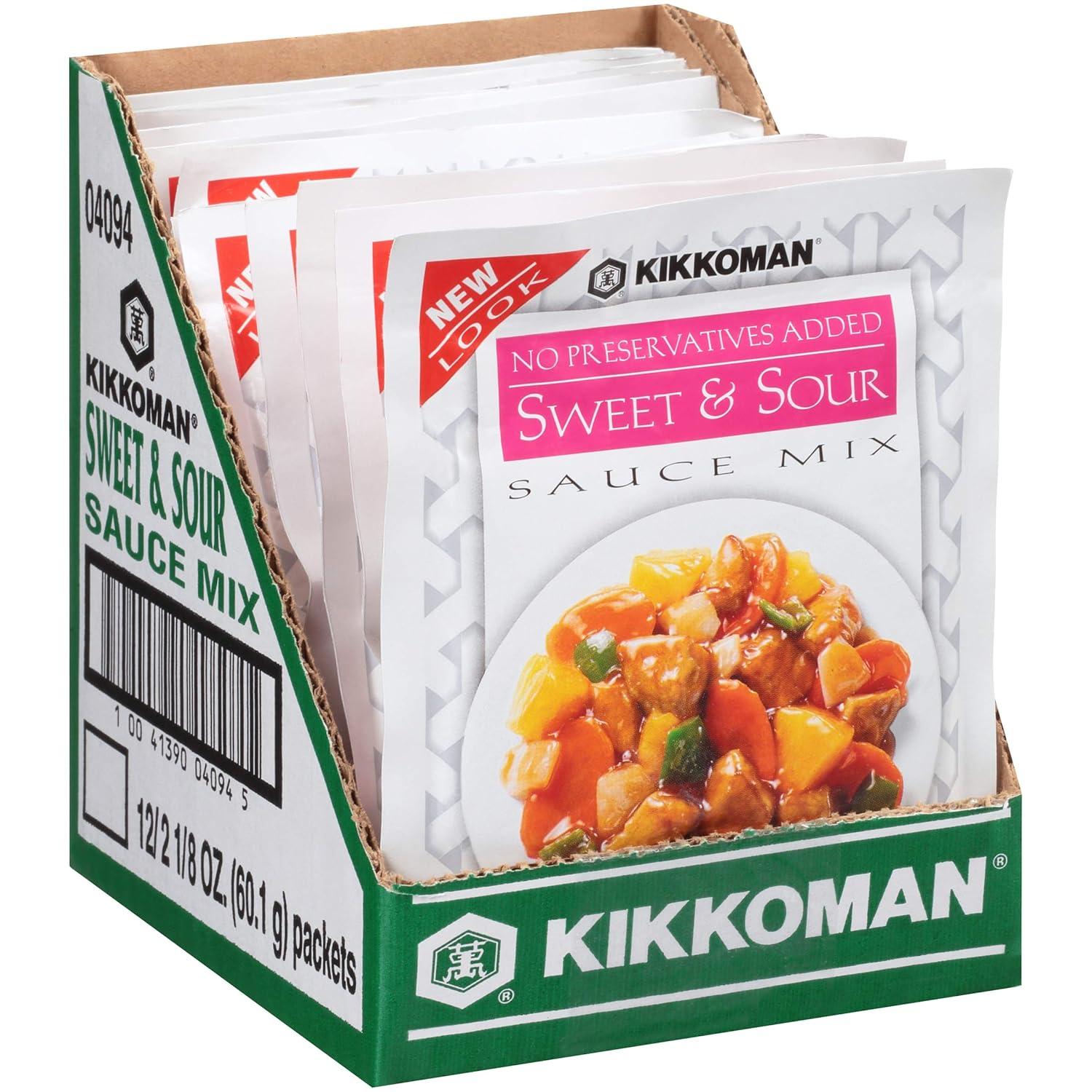 image:imageKikkoman Sweet amp Sour Seasoning Mix 2125 Oz Packet 12 Pack 016 Lb Pack Of 12Sweet Sour