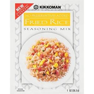 Kikkoman – Delicious Fried Rice Seasoning Mix – Full Flavored Low Sodium & Fat – All Purpose Seasoning, No Added Preservatives & No High Fructose Corn Syrup – 1 oz (Pack of 12)(1 Ounce (Pack of 12))