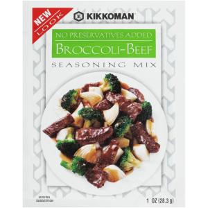 Kikkoman Meat Marinade Seasoning Mix, 1 oz Packet (12 Pack)(Broccoli)