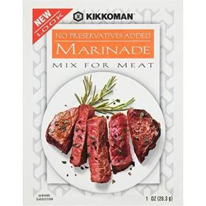 Kikkoman Meat Marinade Seasoning Mix, 1 oz Packet (12 Pack)(Meat Marinade)