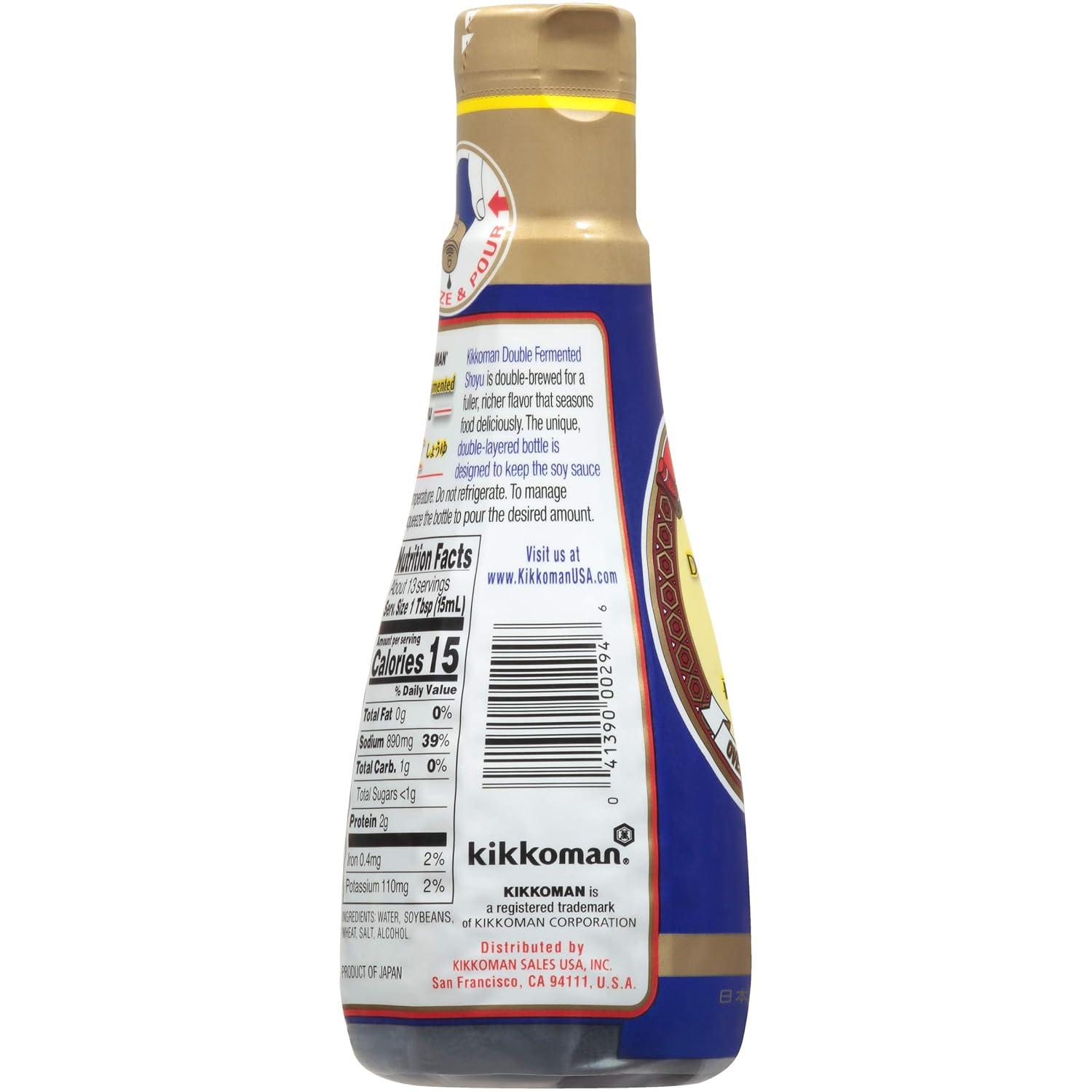 image:imageKikkoman Sauce Soy Double Fermentd 68 Fl Oz Pack Of 6