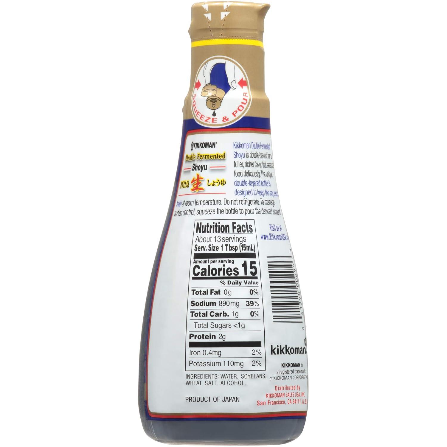 image:imageKikkoman Sauce Soy Double Fermentd 68 Fl Oz Pack Of 6