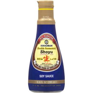 Kikkoman Sauce Soy Double Fermentd, 6.8 Fl Oz (Pack Of 6)